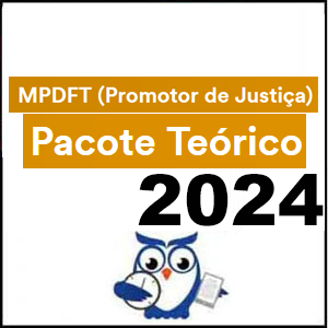 Rateio MPDFT 2024 - Promotor de Justiça - Pacote Teórico - Estratégia