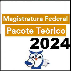 Rateio Magistratura Federal 2024 - Pacote Teórico Regular - Estratégia