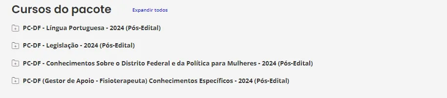 Info Rateio PC-DF Fisioterapeuta - Gestor de Apoio - 2024 Pós Edital - Estratégia