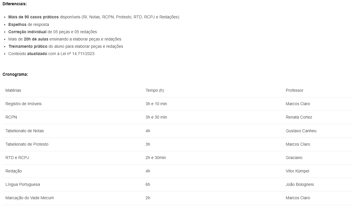 Informações Rateio 2ª Fase – Concurso de Cartório 2024 – Prática de Peças e Redações – VFK Educação