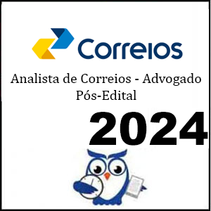 Rateio Correios (Analista de Correios - Advogado) Pacote 2024 Pós-Edital - Estratégia