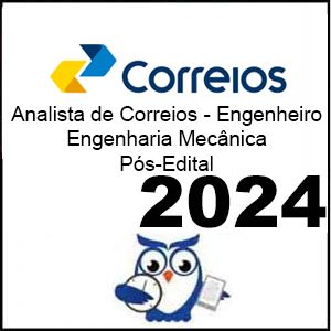 Rateio Correios (Analista de Correios - Engenharia Mecânica) Pacote - 2024 Pós-Edital - Estratégia