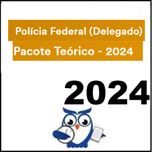 Rateio Polícia Federal (Delegado) Pacote Teórico - 2024 - Estratégia