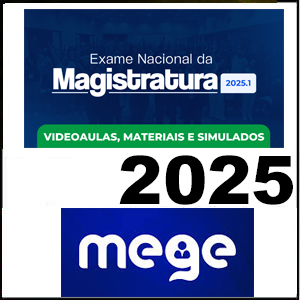 Rateio ENAM 2025.1 (Pré-edital) - Mege