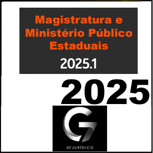 Rateio Magistratura e Ministério Público Estaduais 2025.1 – G7 Jurídico