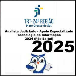 Rateio TRT-MS 24ª Região (Analista Judiciário - Apoio Especializado - Tecnologia da Informação) – 2024 (Pós-Edital) – Estratégia