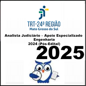 Rateio TRT-MS 24ª Região (Analista Judiciário – Apoio Especializado - Engenharia) – 2024 (Pós-Edital) – Estratégia