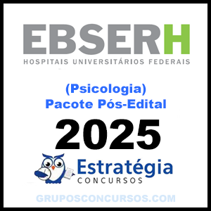 Rateio EBSERH (Psicologia) Pacote Completo - 2025 (Pós-Edital) - Estratégia