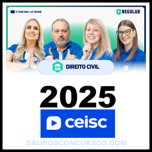 Rateio OAB 42 – Direito Civil – 2ª Fase Repescagem e Regular 2025 – Ceisc