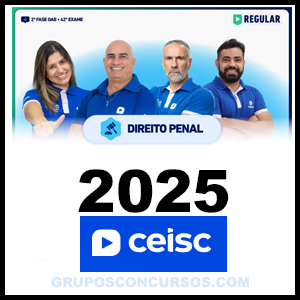 Rateio OAB 42 – Direito Penal – 2ª Fase Repescagem e Regular 2025 – Ceisc