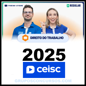 Rateio OAB 42 – Direito do Trabalho – 2ª Fase Repescagem e Regular 2025 – Ceisc