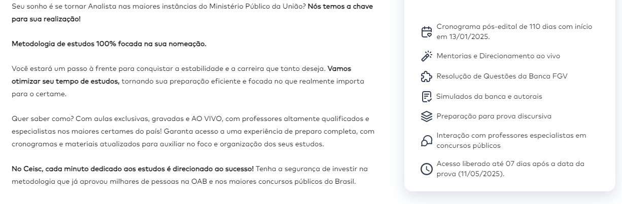 Analista - Especialidade em Direito - Ceisc