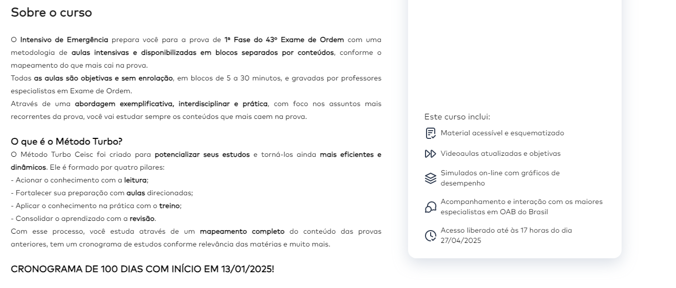 1ª Fase | 43º Exame | Intensivo de Emergência 2025 - CEISC