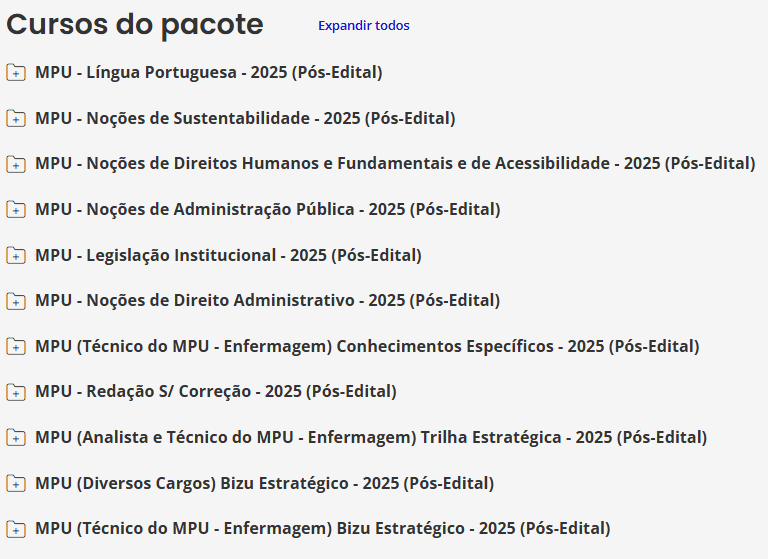 Técnico do MPU – Enfermagem