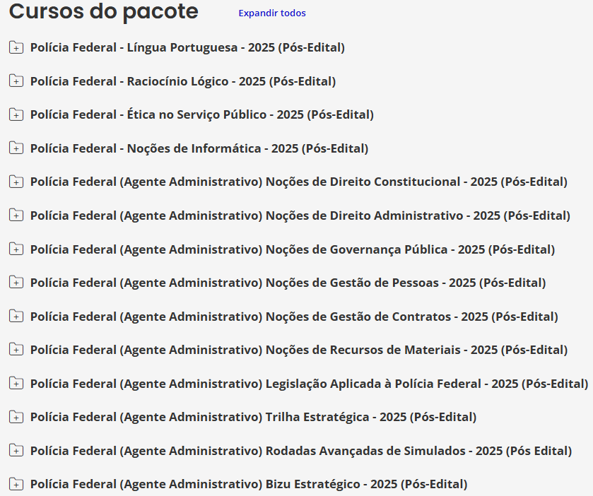 PF Agente Info 2025