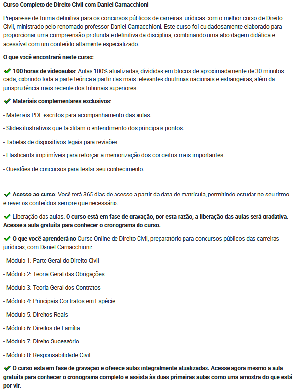 Direito Civil rj plus