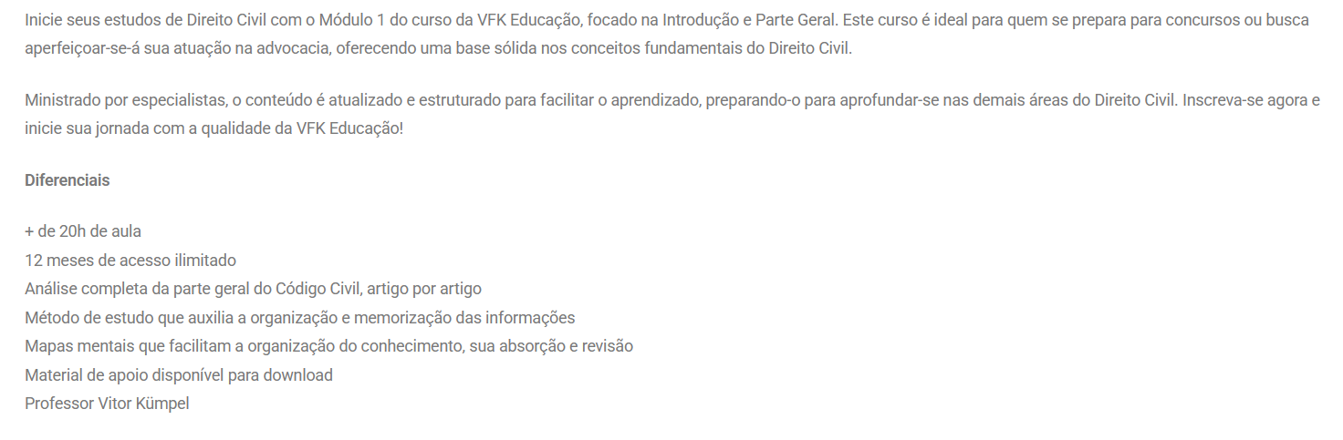 Direito Civil vfk
