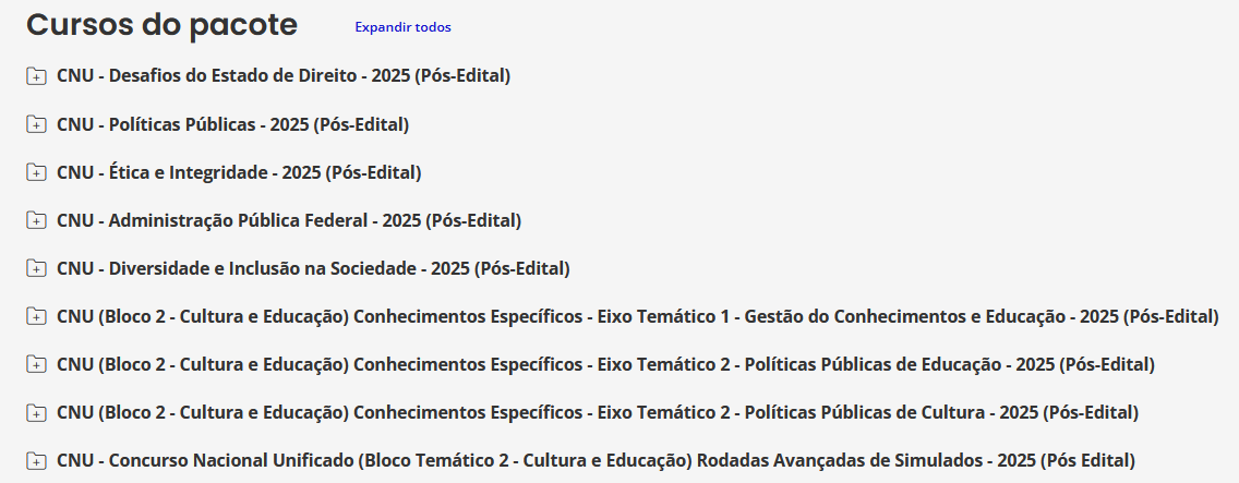 Info Rateio CNU 2025 Pós-Edital – (Bloco Temático 2 – Cultura e Educação) – Estratégia