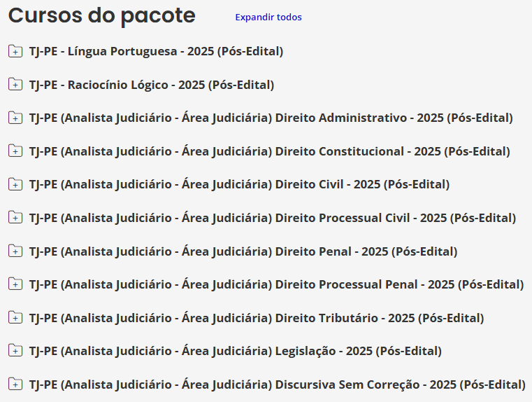 Info Tj pe analista judiciario