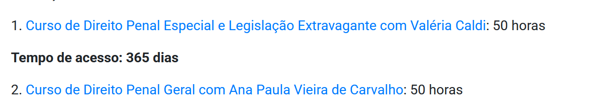 Informações do Combo 2025 Direito Penal Especial + Direito Penal Geral - RJ Plus