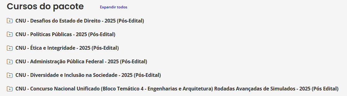 Pacote CNU 2025 Pós-Edital - (Bloco Temático 4 - Engenharias e Arquitetura) - Estratégia