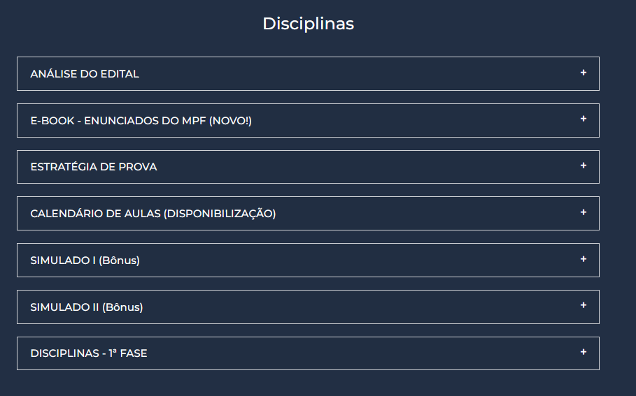 Informações do Rateio RETA FINAL MPF 2025- 31º CONCURSO PROCURADOR FEDERAL - ALCANCE CONCURSOS