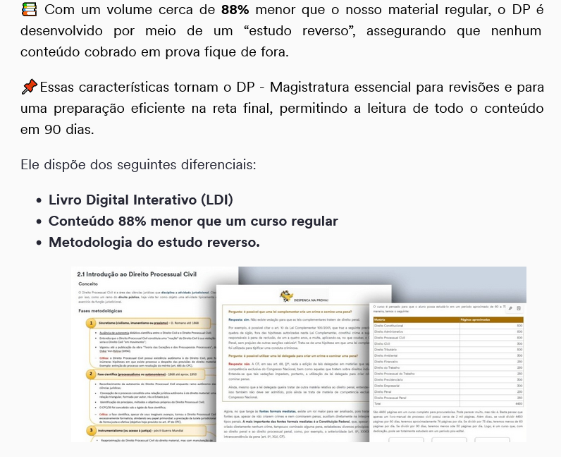 Informações do Rateio Magistratura do Trabalho 2025 (Direto ao Ponto) Estratégia
