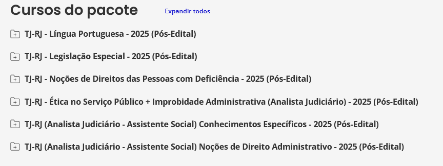 Informações Rateio TJ-RJ 2025 Pós-Edital (Analista Judiciário - Assistente Social) Estratégia