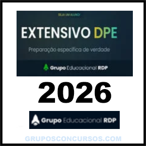 Rateio Extensivo DPE 2026 (Rumo a Defensoria) Grupo RDP
